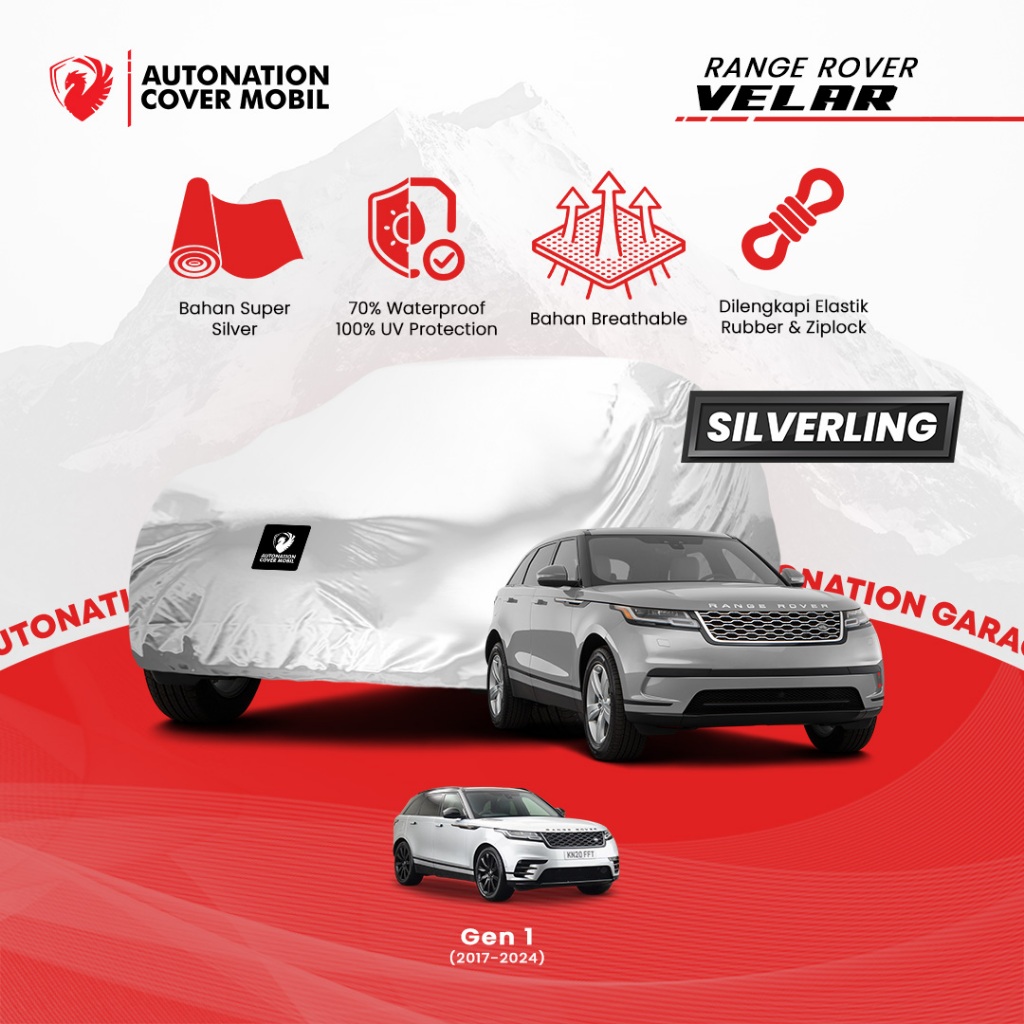 Jual Autonation Garage – Cover Mobil Range Rover Velar Silverling ...