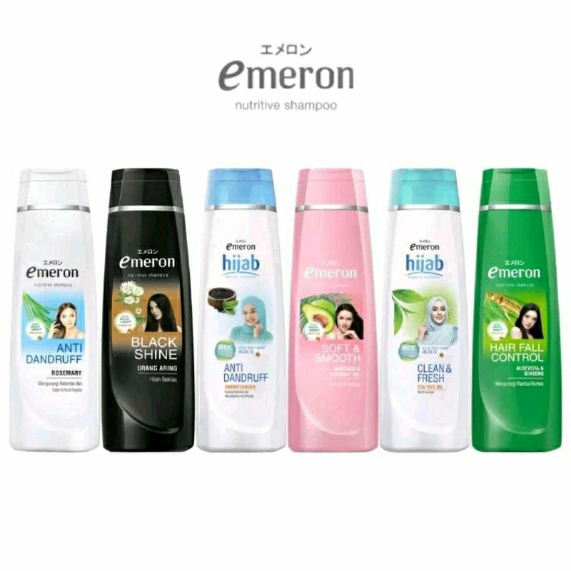 Jual Emeron shampoo hijab clean and fresh / hijab anti hair fall ...