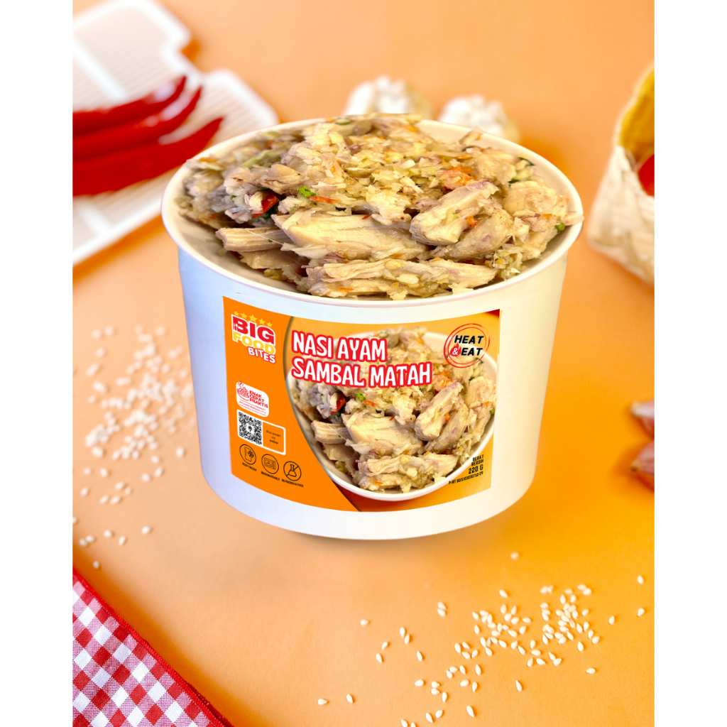 Jual Nasi Ayam Sambal Matah Rice Bowl Beku Chicken Frozen Big Food ...