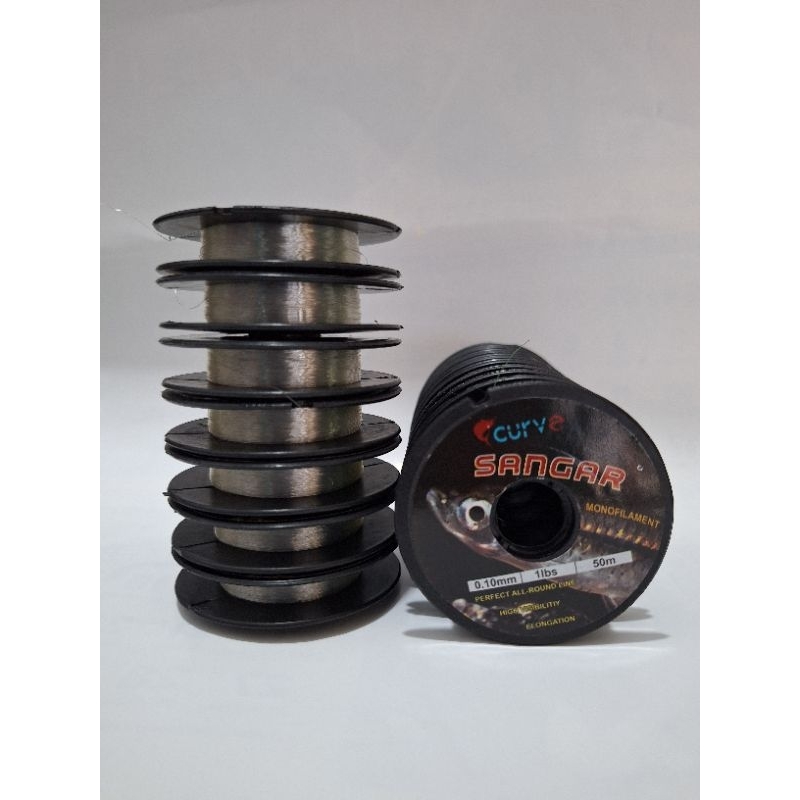 Jual SENAR CURVE SANGAR 50M | SENAR PANCING TIDAK MUDAH KERITING MURAH ...