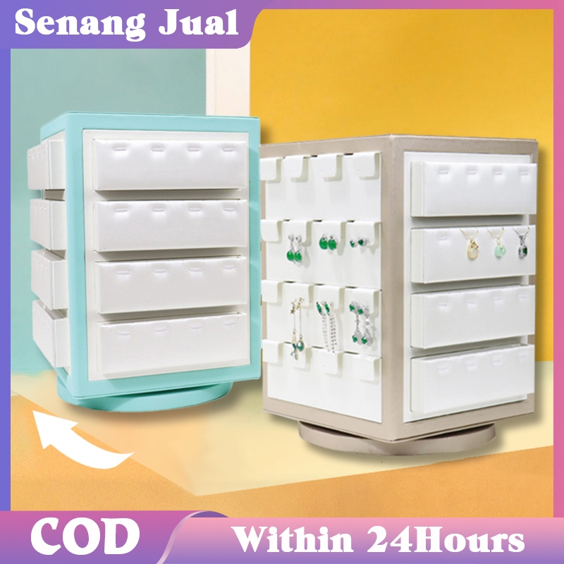 Jual Display Putar Perhiasan Display Kalung Putar Display Cincin Putar ...