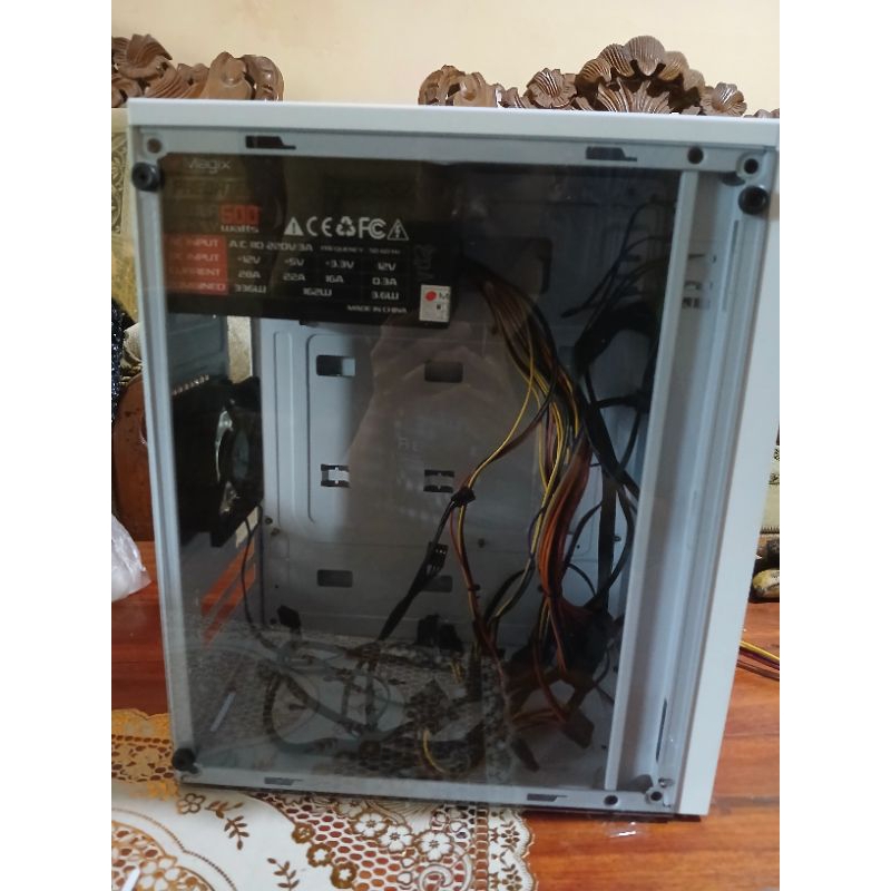 Jual casing pc magix white (include psu) | Shopee Indonesia