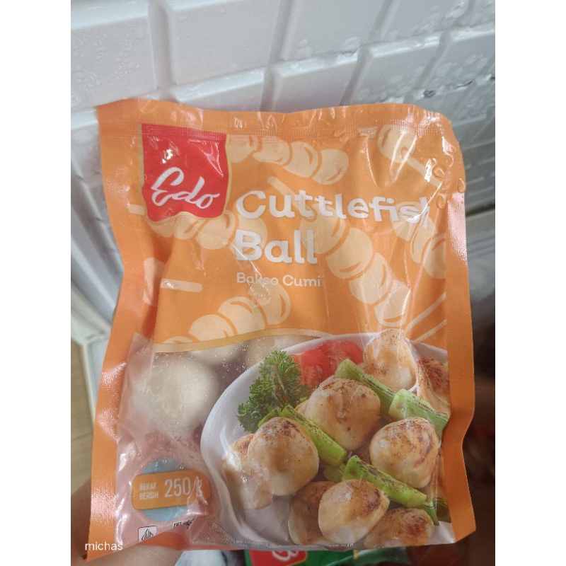 Jual EDO CUTTLE FISH BALL BAKSO CUMI 250GR | Shopee Indonesia