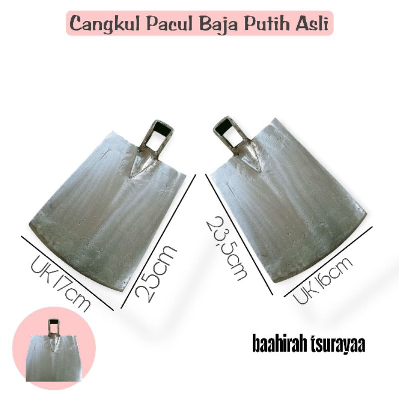 Jual Cangkul Pacul Baja Putih Asli Super Tajam Pacul Sawah Jawa Timur ...