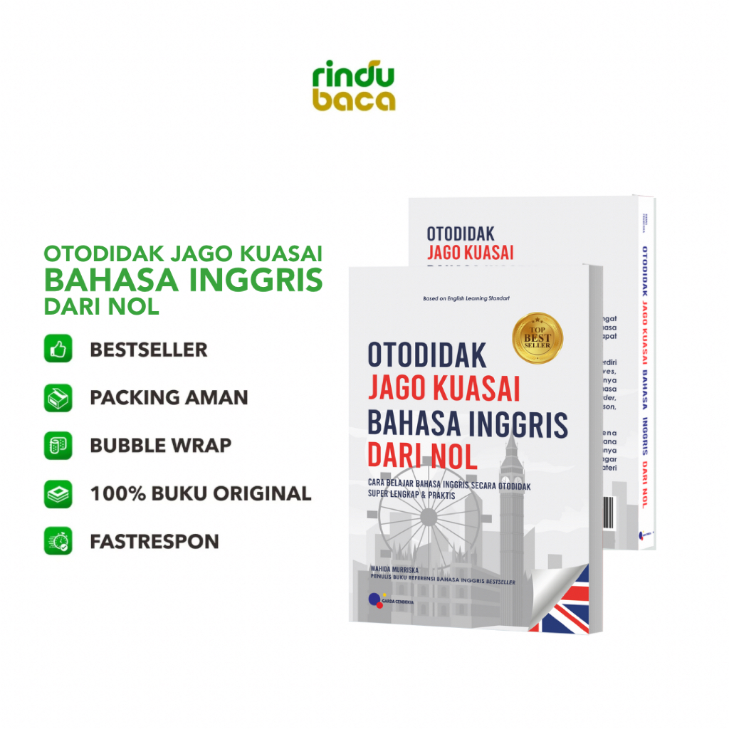 Jual Buku Otodidak Jago Kuasai Bahasa Inggris Dari Nol | Wahida