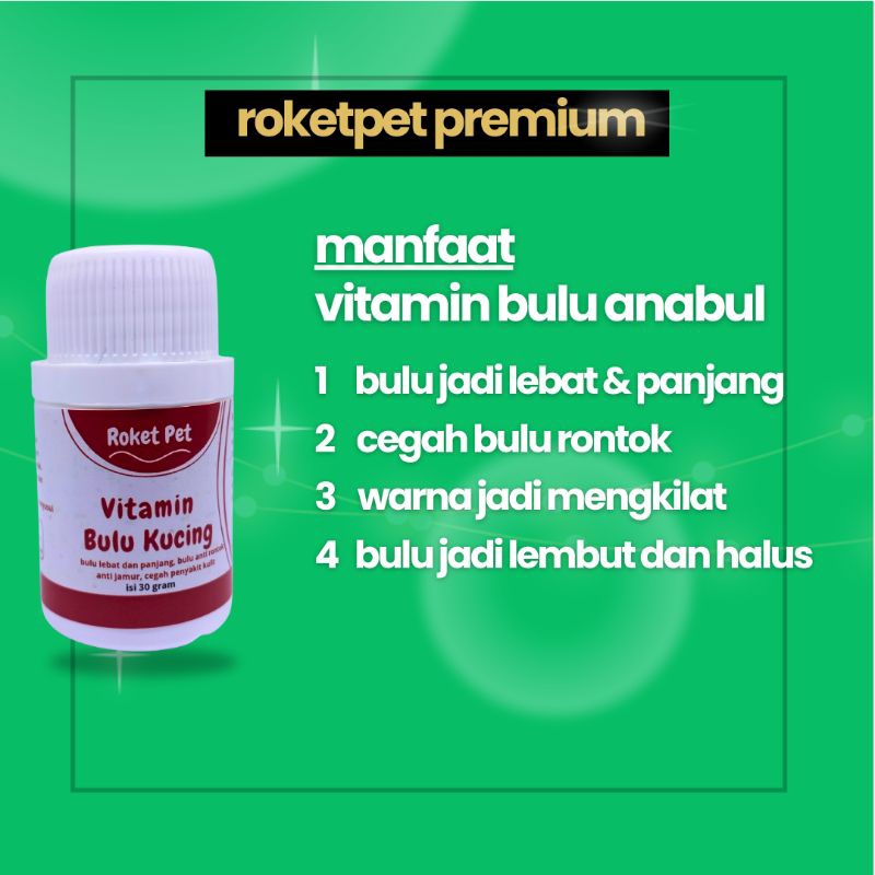 Jual Roket Pet Paket Vitamin Kucing Gemuk Dan Gembul Nafsu Makan ...