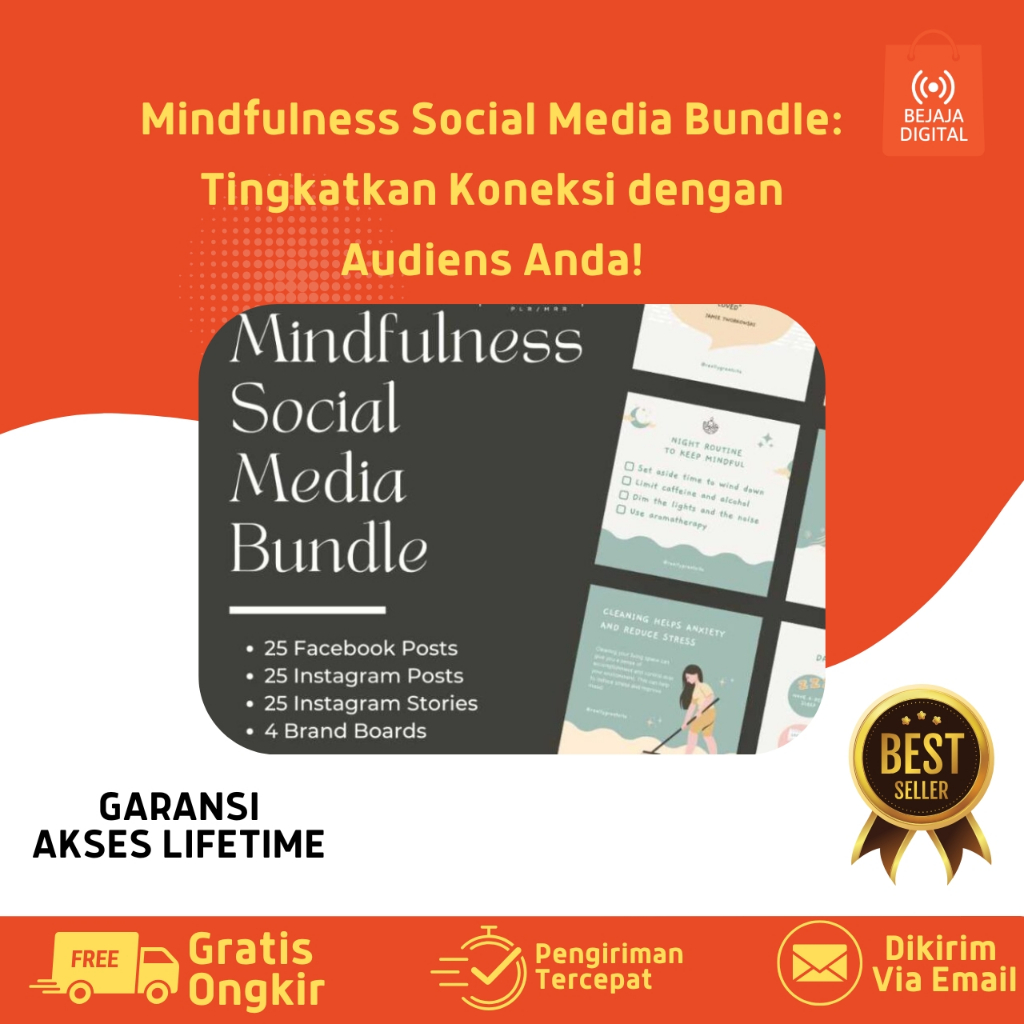 Jual Mindfulness Social Media Bundle: Tingkatkan Koneksi dengan Audiens ...