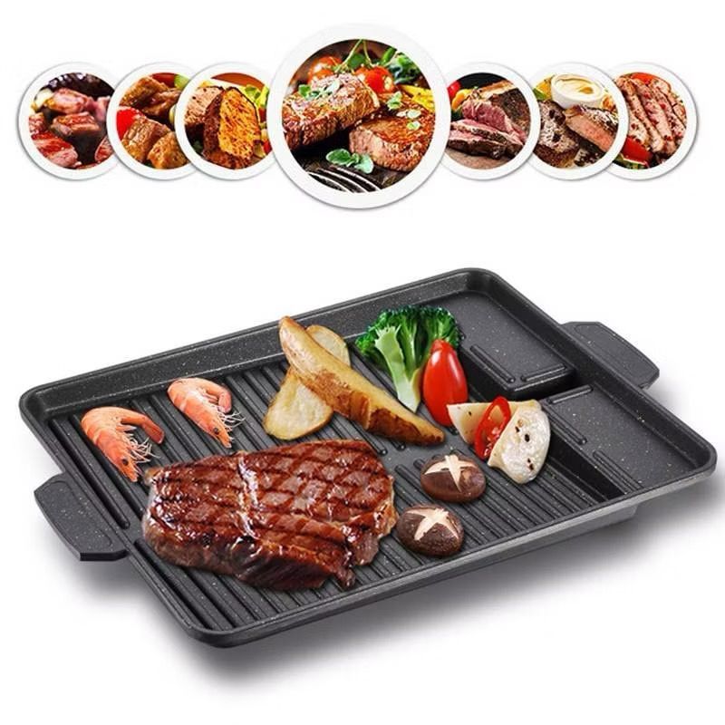 Jual KHADEEJA - LONGPAN BBQ | BBQ GRILL PAN | GRILL PAN PERSEGI PANJANG ...