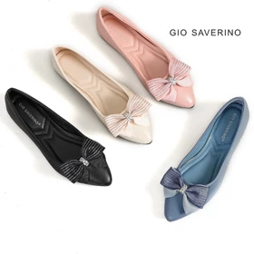 Gio Saverino Sepatu Flat Shoes Wanita Korea Vivian
