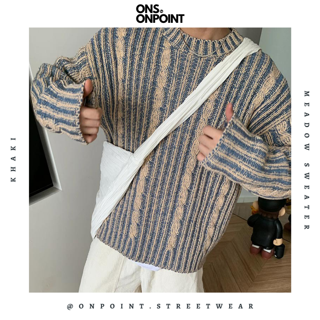 Jual [ONS BY ONPOINT] Meadow Sweater - sweater rajut pria sweater pria ...