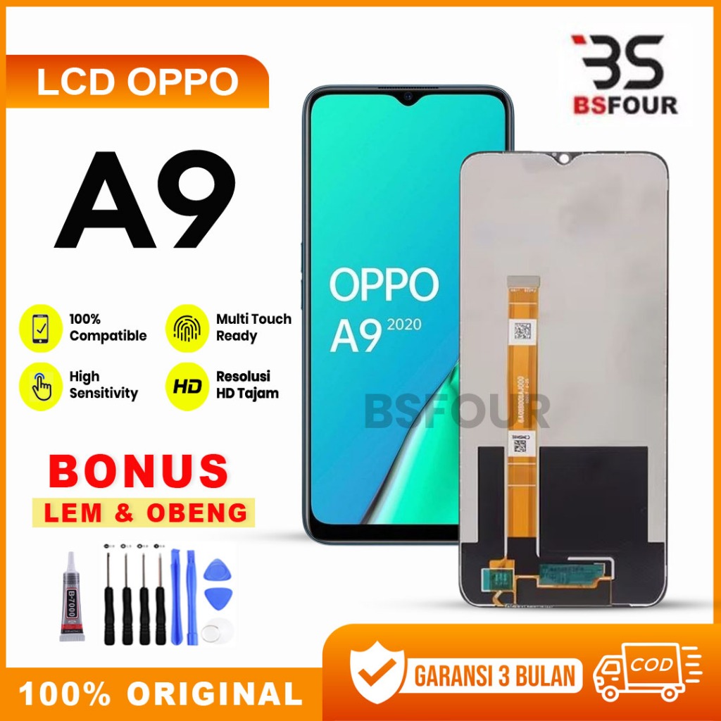 Jual LCD OPPO A9 2020 ORIGINAL FULLSET TOUCHSCREEN | Shopee Indonesia