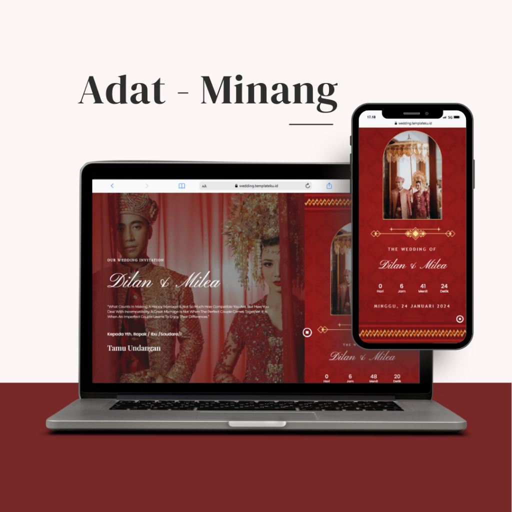 Undangan Digital Website – Modern, Interaktif, & Custom - Tema Adat Daerah