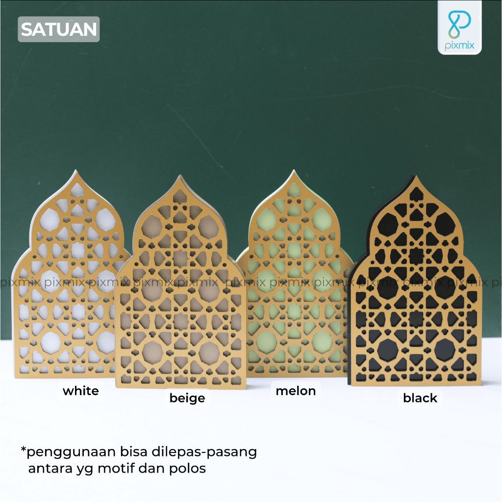 Jual Props Properti Foto Produk Ornamen Ramadhan 2 in 1 / Islamic ...