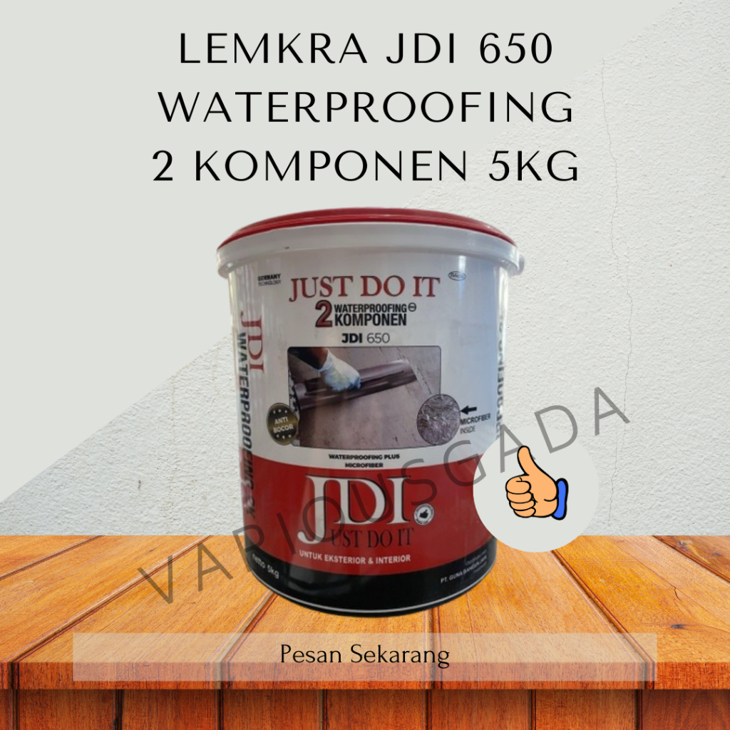 Jual LEMKRA JDI 650 WATERPROOFING 2 KOMPONEN 5KG | Shopee Indonesia