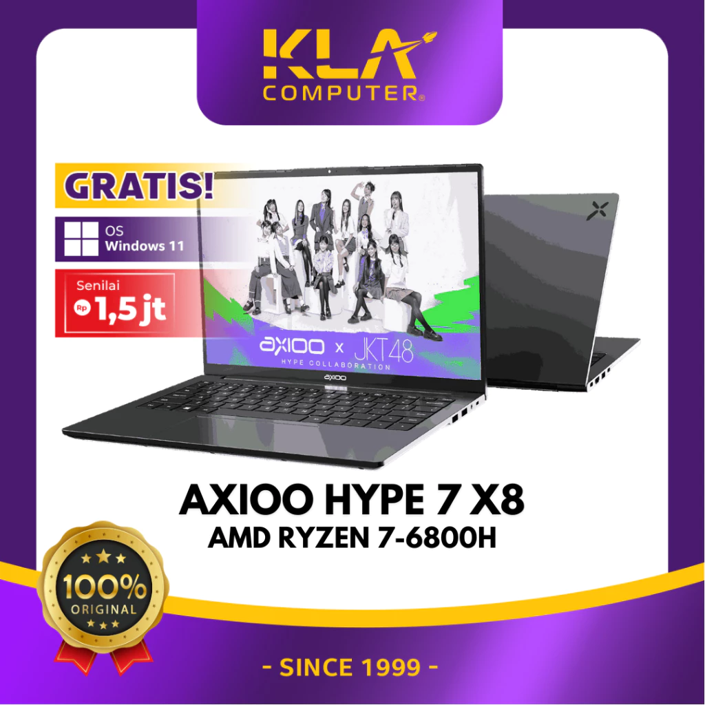Axioo Hype 7 AMD Ryzen laptop terbaik harga 7 jutaan terbaru