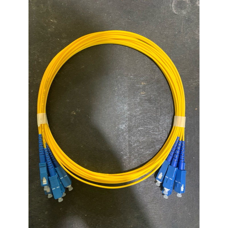 Jual PATCHCORD SM SIMPLEX 2MM SC UPC/SC UPC 1M | Shopee Indonesia