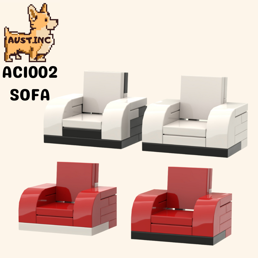 Jual Mainan Blok Balok Bongkar Pasang Susun Rakit Figure Furniture Sofa ...