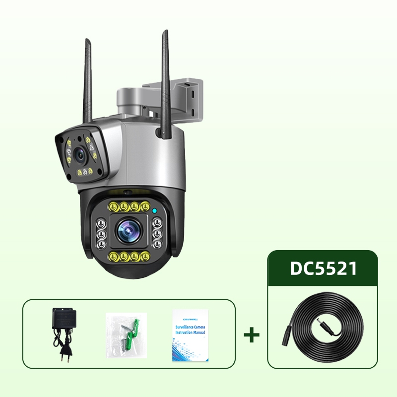 Jual CCTV WiFi Outdoor Dual Lens 1080P Night Vision Audio Arah