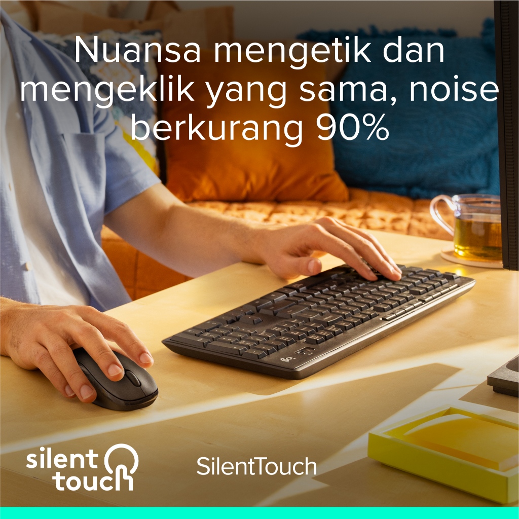 Logitech MK295 Combo Keyboard dan Mouse Wireless Silent dengan Tombol Multimedia (3)
