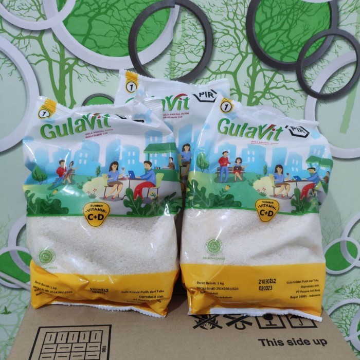Jual RYS gula kemasan gulavit 1kg isi 10 kg | Shopee Indonesia