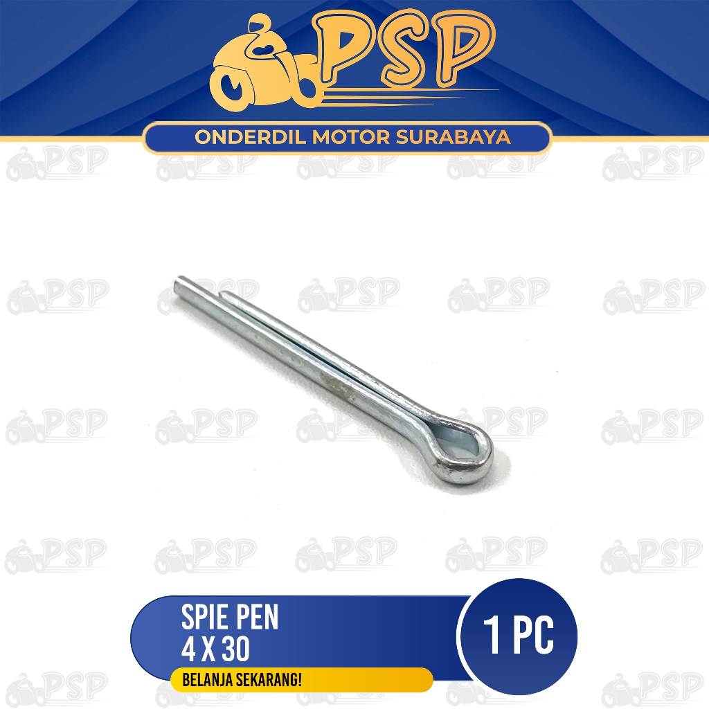 Jual Spie Pen 4 x 30 - Split Spi Cotter Pin Pengunci Baut Mur Universal ...