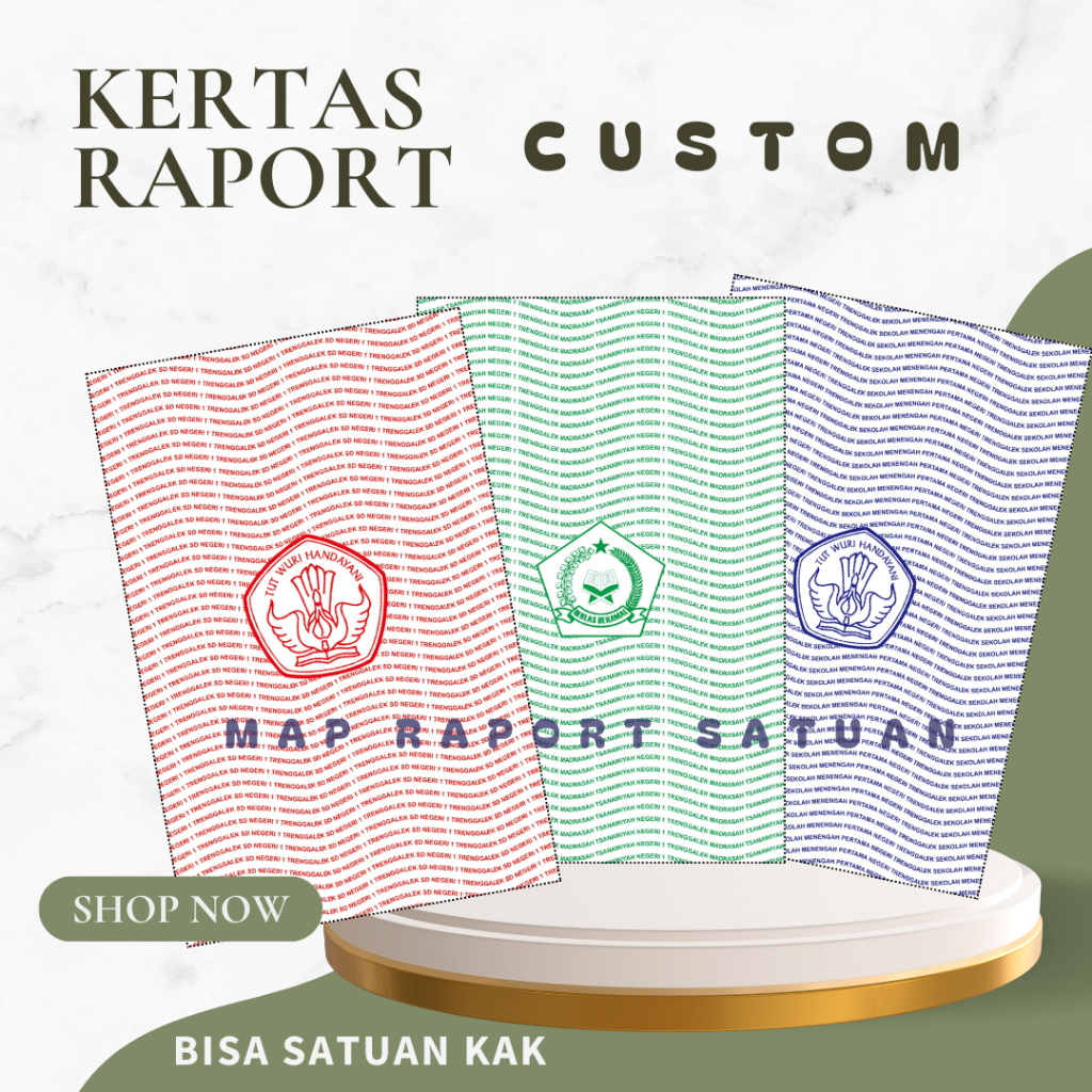 Jual Kertas Raport SD SMP SMA Bisa Satuan | Shopee Indonesia