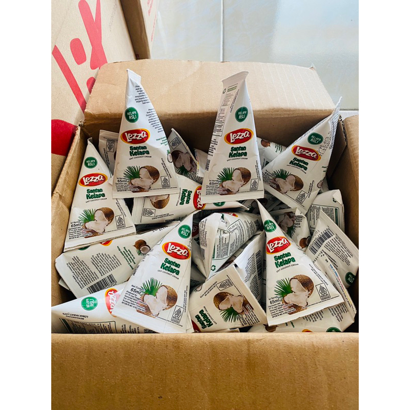 Jual Lezza santan cair Bundling 16pcs kemasan 65ml | Shopee Indonesia