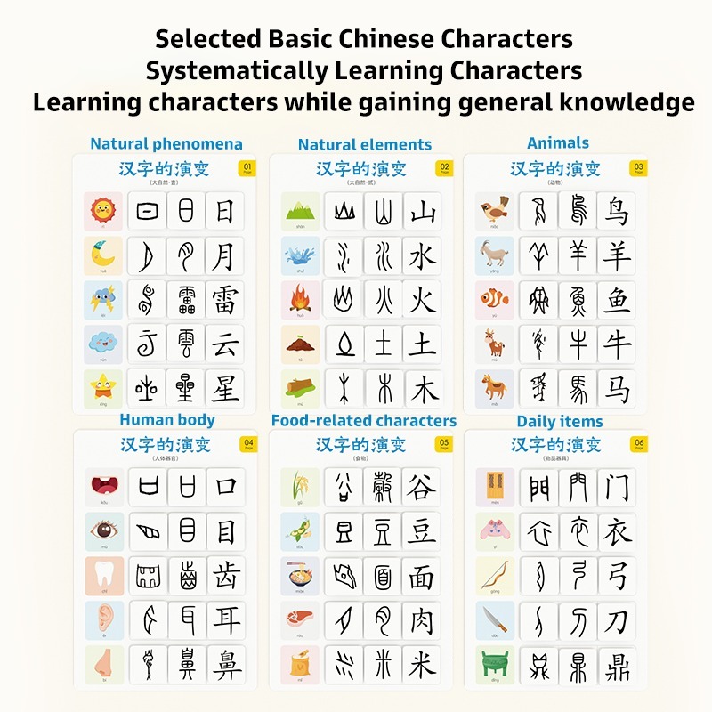 Jual Pinwheel Evolution of Chinese Character Mainan Edukasi Anak ...