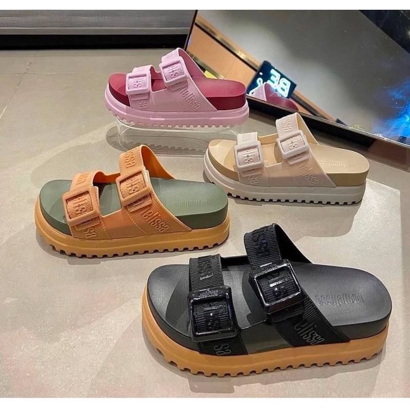 Jual MEL COZY M LOVER PLATFORM Flat MEL1S4 Sandal Wanita Terbaru Sendal ...