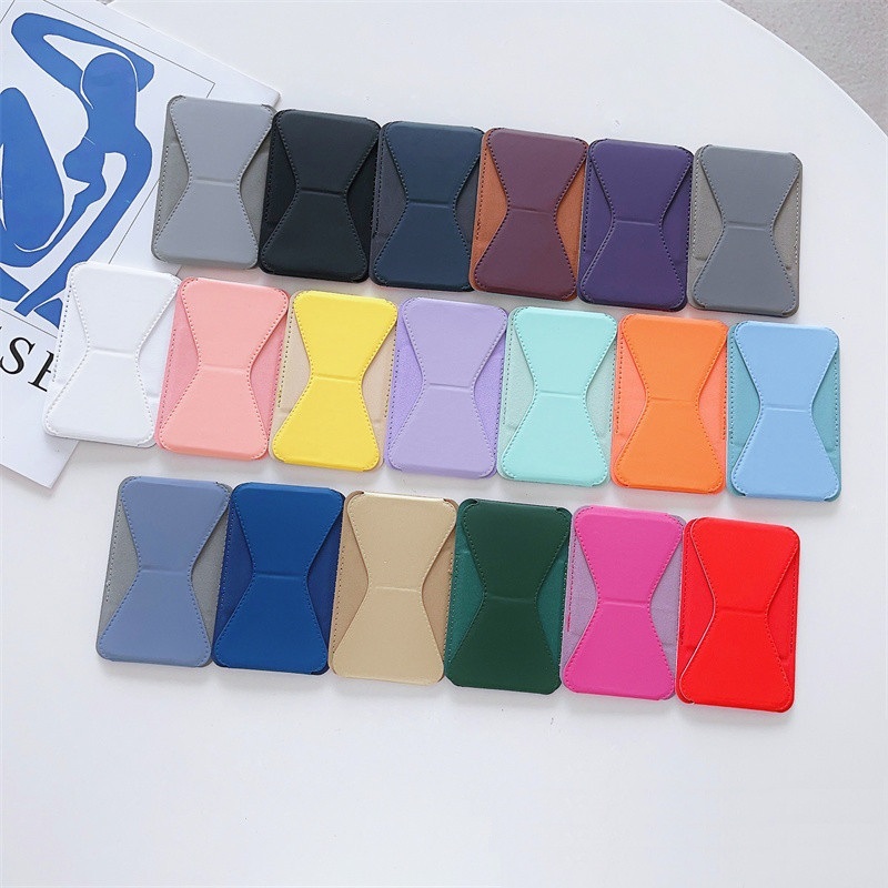 Jual NEOKI BR09 Sticky Phone Wallet Card Holder Slim Dompet Kartu Stand