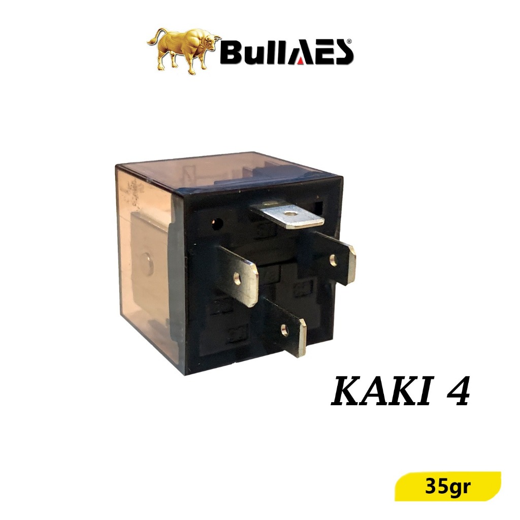 Jual Relay Klakson Transparan SQL Kaki 4 12V 80A Riley Relay Alarm ...