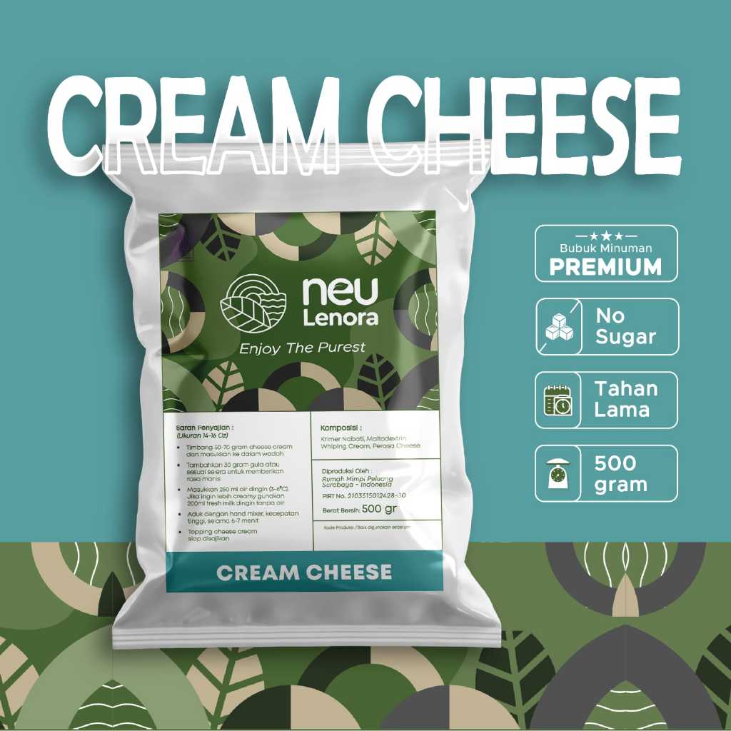 Jual NEULENORA Topping Minuman CHEESE CREAM 500gram Premium Plain ...