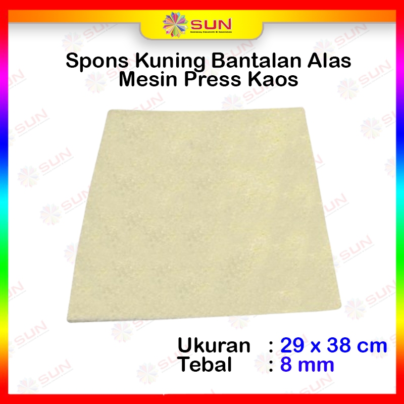 Jual Spons Merah / Putih Alas Mesin Press Kaos | Shopee Indonesia