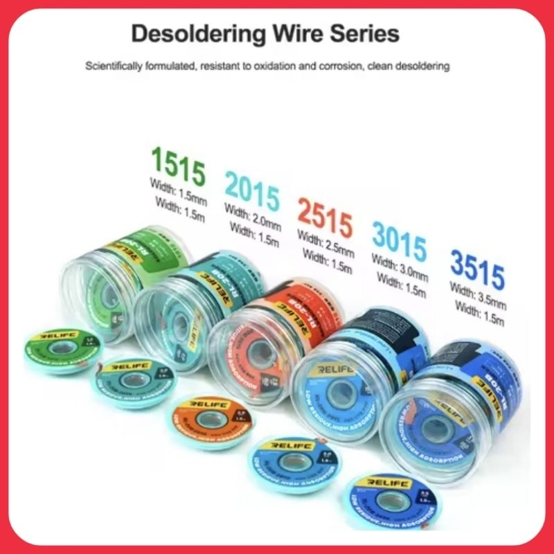 Jual GOOTWICK DESOLDERING WICK RELIFE RL-20B (3515) | Shopee Indonesia