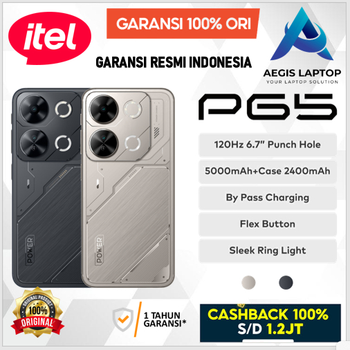 Jual itel P65 RAM 8/128GB - Cyber Design 120hz 6.7