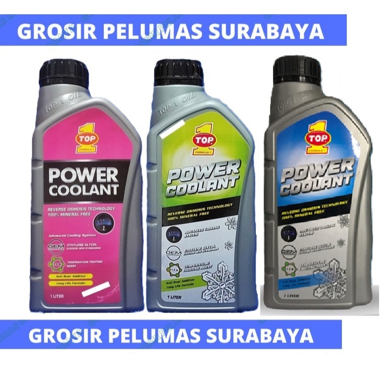 Jual Original TOP ONE Top 1 power coolant Top1 radiator coolant botol 1 ...