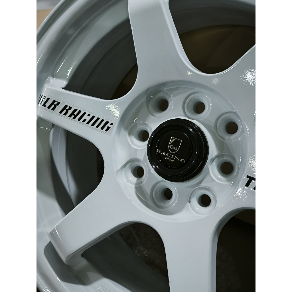 Jual Velg Racing TE37 R15 Warna Putih untuk mobil Avanza Jazz Brio ring ...