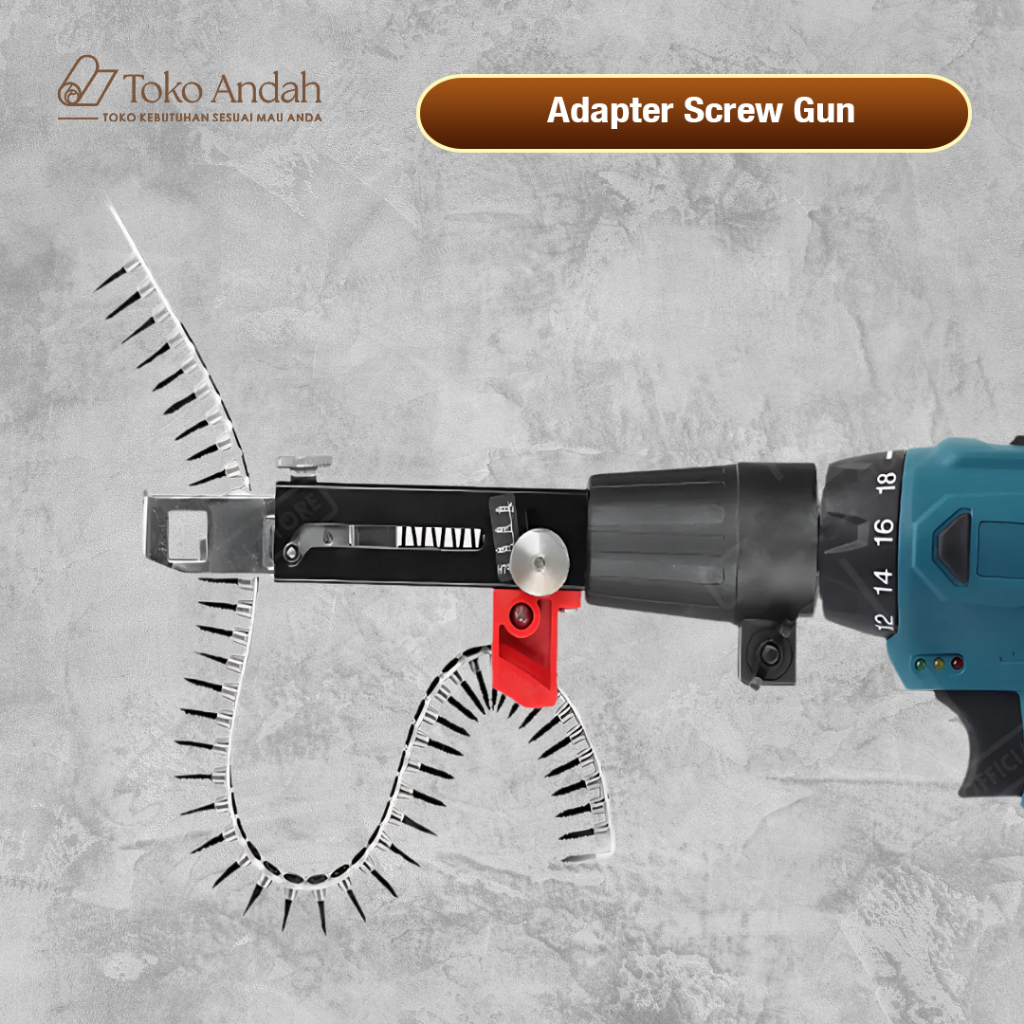 Jual Adaptor Screw Gun Tembakan Sekrup Paku Rantai Automatic Adapter ...