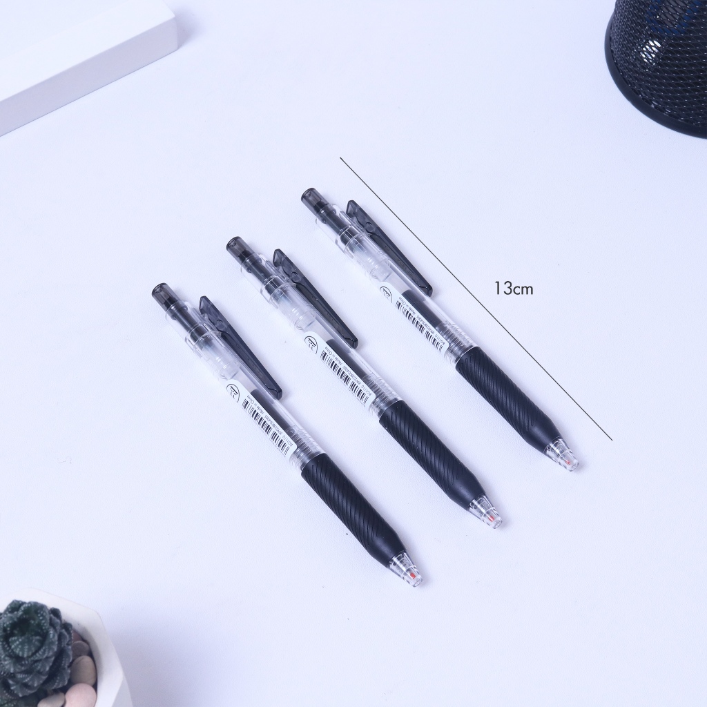 Bantex Pulpen Gel Pen ST Tip 0.5 mm Tinta Cepat Kering Soft Rubber Grip BG1110 (2)