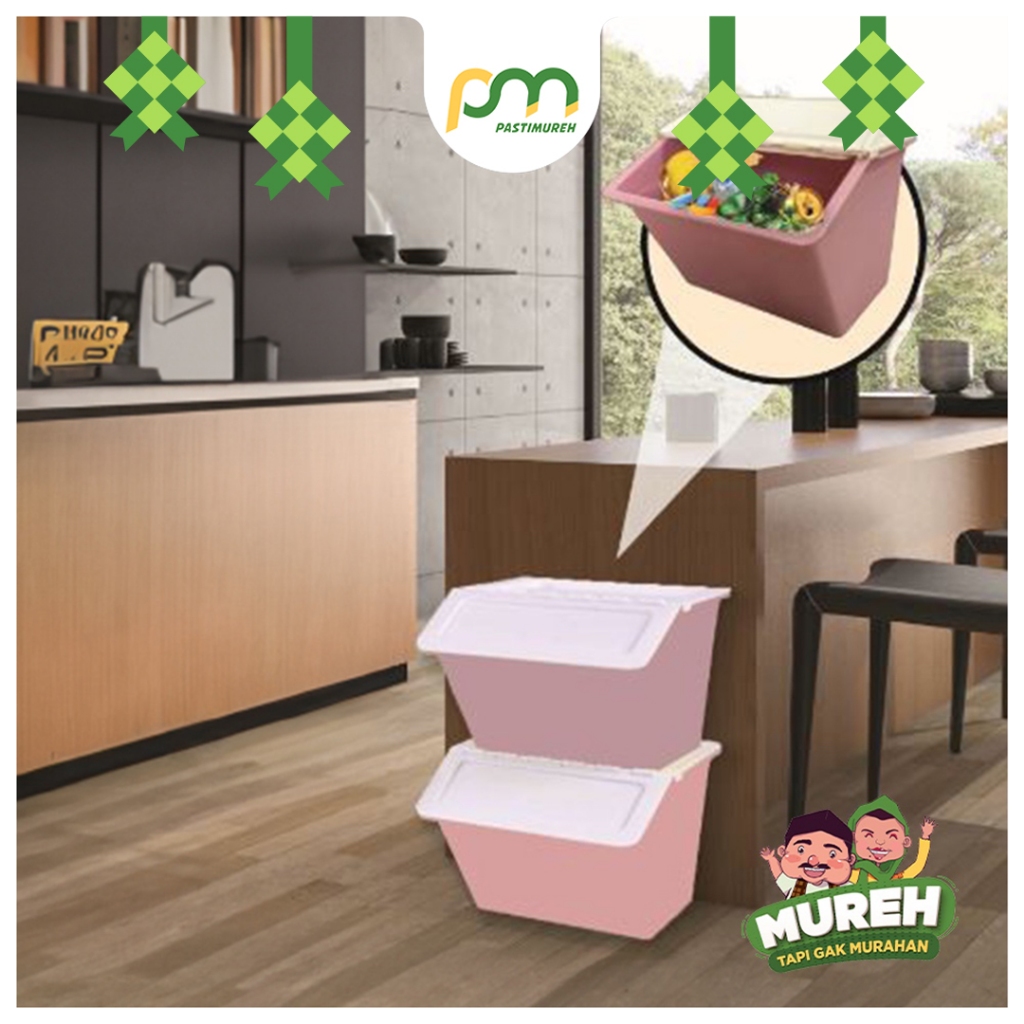 Jual PASTIMUREH | Tempat Sampah Besar Tutup / Storage Box Kotak ...
