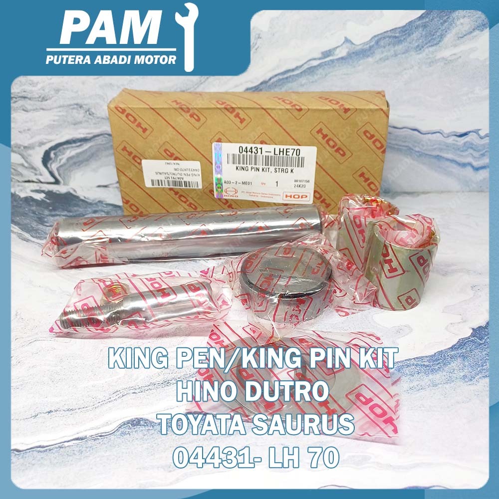 Jual King Pen/King Pin Kit Hino Dutro & Toyata Rino Saurus 04431- LH70 ...