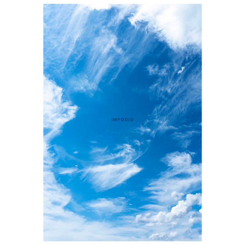 Jual IMPODIO Background Paper Motif Awan Sky Ukuran 50 x 70 cm - Blue ...
