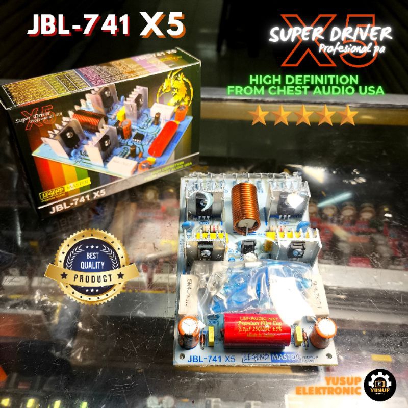 Jual KIT SUPER DRIVER POWER AMPLIFIER JBL 741 X5 JBL-741 X5 KIT POWER