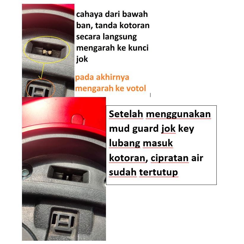 Jual Mud jokey Fox R atau S bawah kunci Jok | Shopee Indonesia