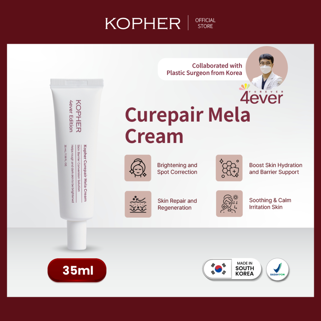 Jual KOPHER - Mela Cream Moisturizer 35 Gr - Moisturizer untuk Dark ...
