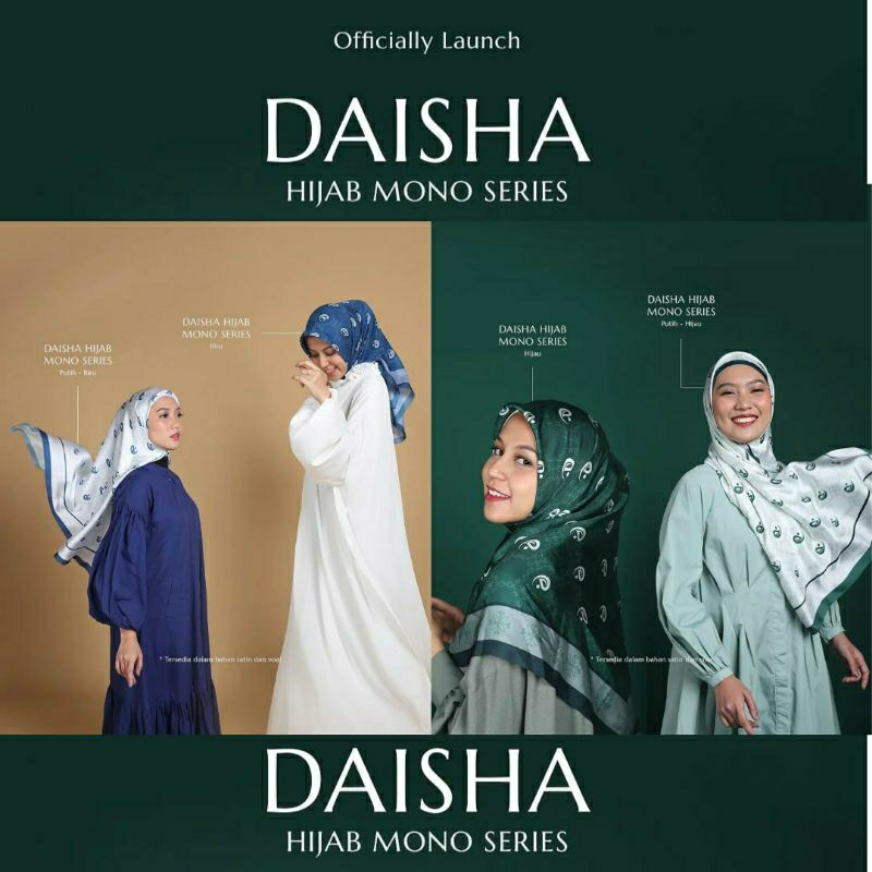 Jual Premium Hijab Daisha Sutra Satin Silk dan Foal Print | Shopee ...