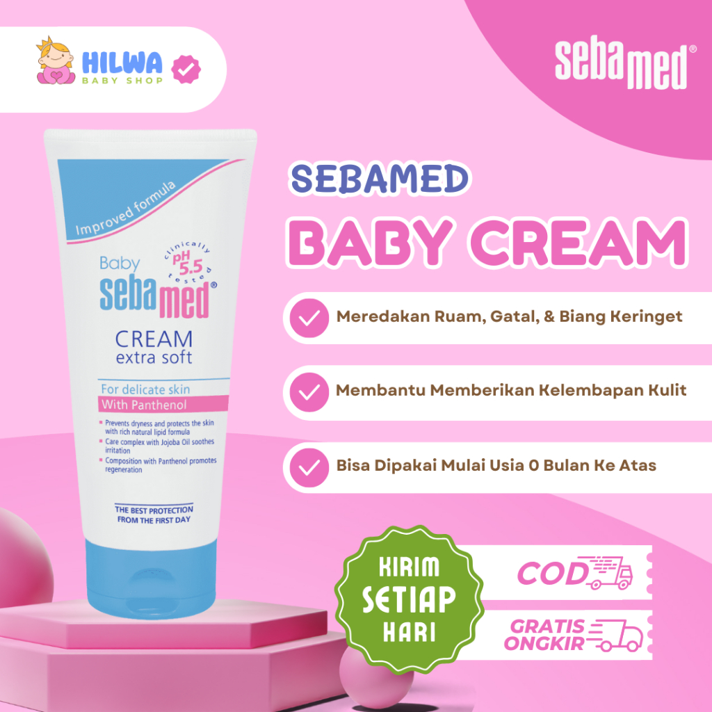 Jual SEBAMED BABY CREAM EXTRA SOFT KRIM BAYI UNTUK KULIT - Main Image