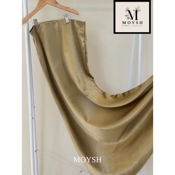 MOYSH Rok Slip Satin Mermaid Silk Skirt Baju Perempuan Lembut Maxi Soft High Quality Modis