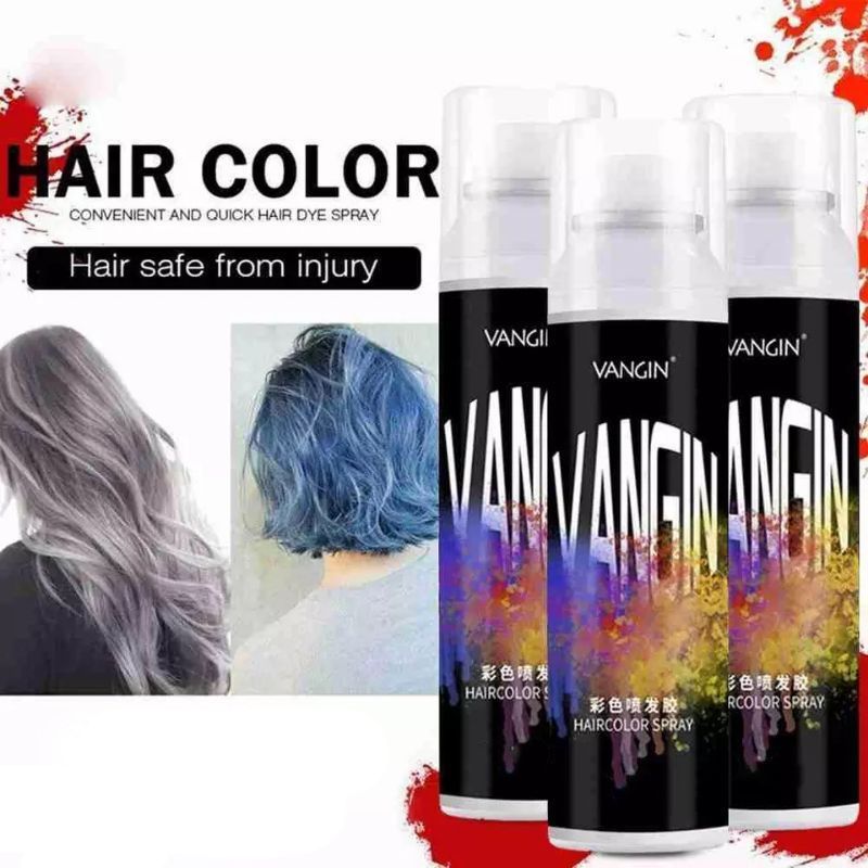 Jual Hair Color Spray 150ml Semprotan Pewarna Rambut Non Permanent ...