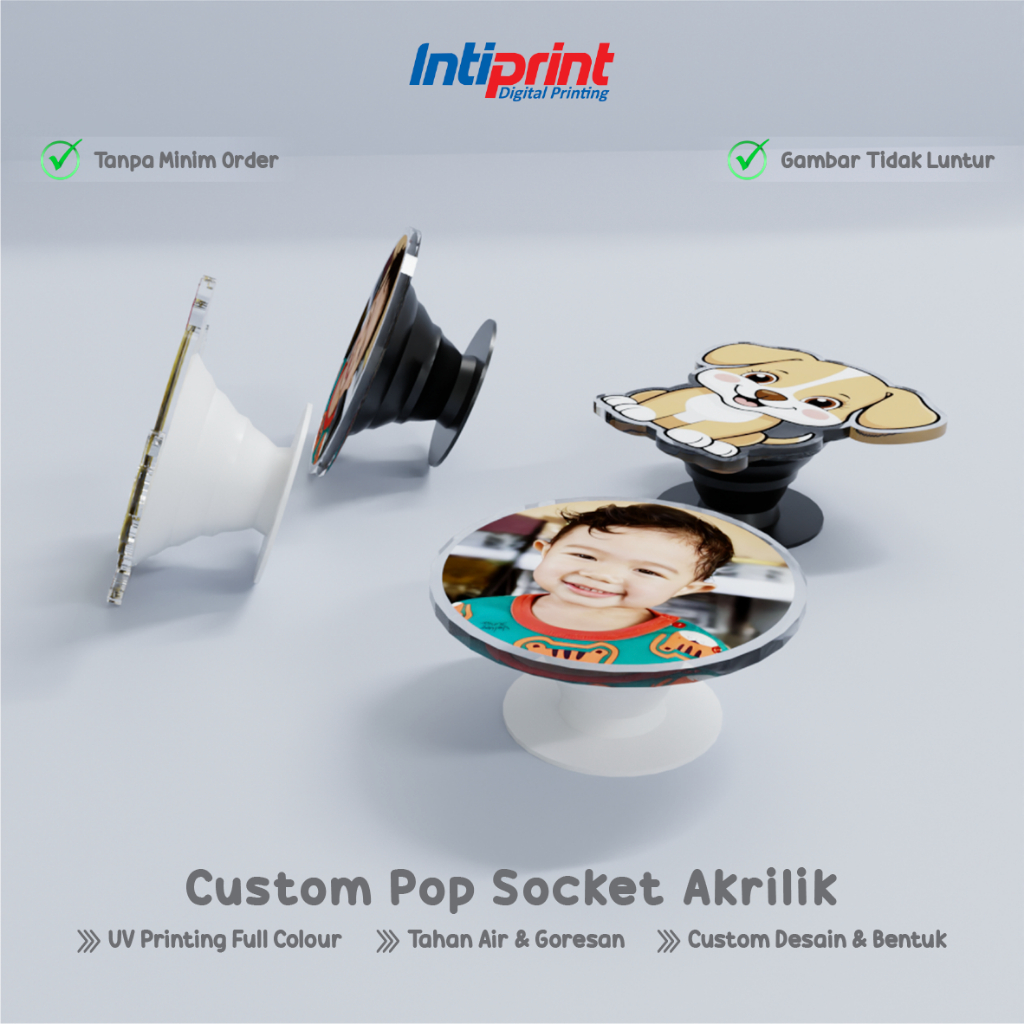 Jual Popsocket Akrilik Custom / Acrylic Popsocket UV Print Custom ...